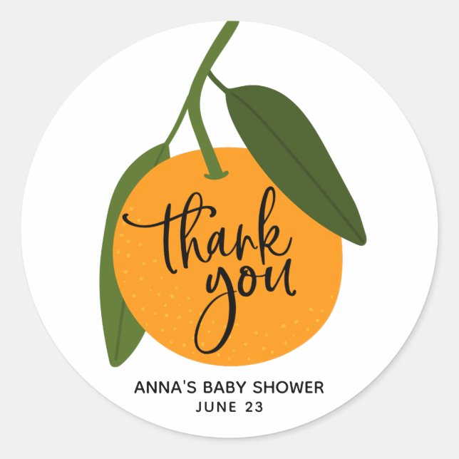 Pequeña cariñosa etiqueta de agradecimiento (Anverso)