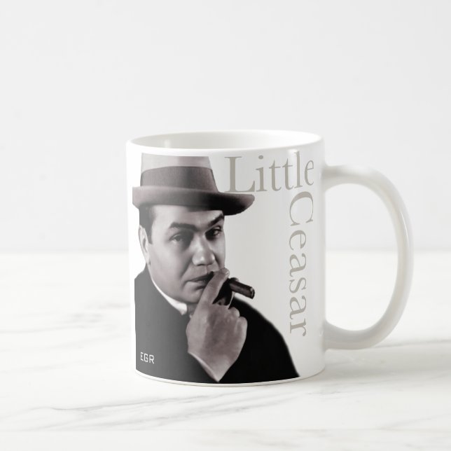 Pequeña César taza de café de Edward G Robinson (Derecha)