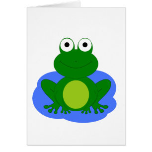 Pequeña charca enrrollada de la rana