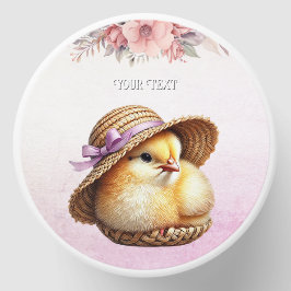 Pequeña Cinta Rosa de Chick Mini Velas Favoras