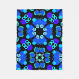 Pequeña cobertura polar azul y negra