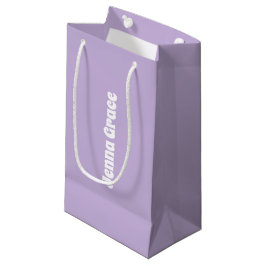 Pequeña Color de tendencia - Bolsa de regalo de nombre peq