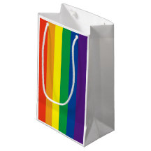 Colores de orgullo bolsa de regalo de arco iris