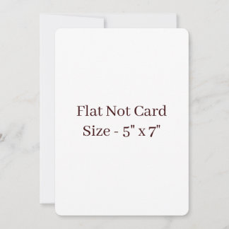 Pequeña Crea tu propia tarjeta plana redondeada de 5" x 7"