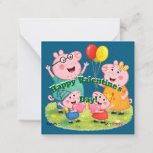 Día de San Valentín de Familia Adorable, Tarjeta P