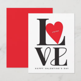 Pequeña Día de San Valentín Tarjeta del Día de San Valentí