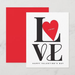 Pequeña Día de San Valentín Tarjeta del Día de San Valentí