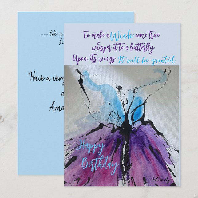 Pequeña Difundir tu tarjeta Wings (Anverso / Reverso)