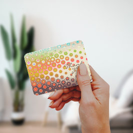 Pequeña Diseño artístico floral moderno Gracias tarjeta de