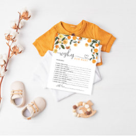 Pequeña ducha Cutie para bebé desea tarjeta para b