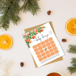 Pequeña ducha de bebé Cutie tarjeta de juego de bi