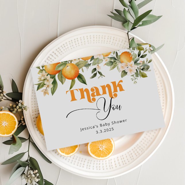 Pequeña ducha de bebé lindo tarjeta de agradecimie (Subido por el creador)