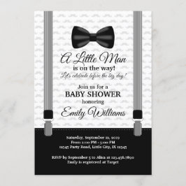 Pequeña ducha de la pajarita de la invitación de