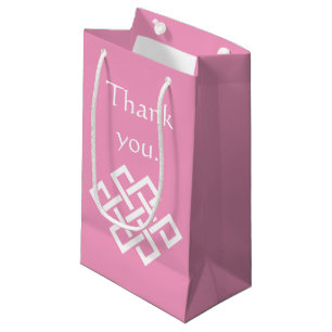 Pequeña Elegancia China en Bolsa de Regalo Rosa Pétalo