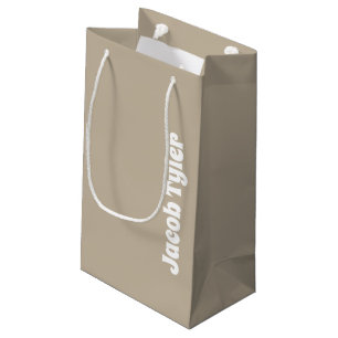 Pequeña Elegancia silenciosa - Bolsa de regalo de nombre d