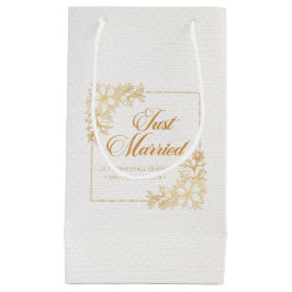 Pequeña Elegante Boda recién casado| Bolsa de regalo