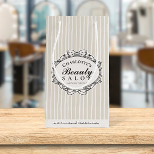 Pequeña Elegante Bolsa de Regalo con Marco Vintage Estampa