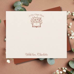 Pequeña Elegante tarjeta de agradecimiento para despedida