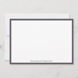 Pequeña Elegante tarjeta plana de borde de gráfico moderna