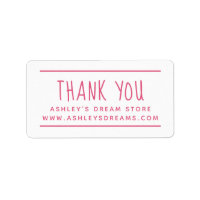 Pequeña Empresa Sencilla Pegatina