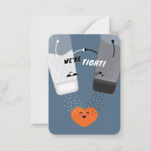Pequeña ¡Estamos Unidos! Tarjeta de San Valentín para Niño