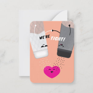 Pequeña ¡Estamos Unidos! Tarjeta de San Valentín para niño