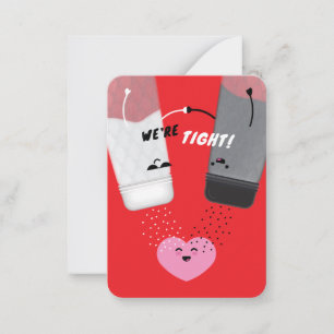 Pequeña ¡Estamos Unidos! Tarjeta de San Valentín para Niño