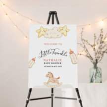 Pequeña estrella brillante sueño shower de bebé BI