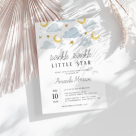 pequeña estrella Parejas invitación a la ducha de