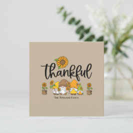 Pequeña familia de girasoles agradecidos