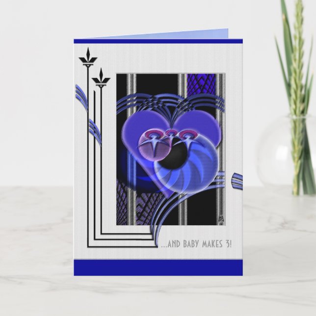 Pequeña familia (nueva tarjeta del bebé) (Anverso)