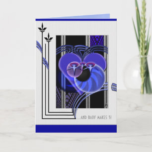 Pequeña familia (nueva tarjeta del bebé)