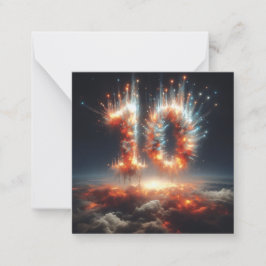 Pequeña Feliz 10.ª Tarjeta de felicitación B-Day