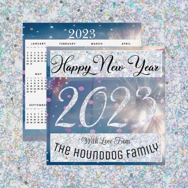 Pequeña Feliz Año Nuevo 2023 con tarjeta Calender (Subido por el creador)