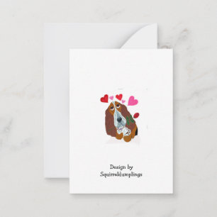 Pequeña Feliz día de San Valentín Tarjeta de felicitación 