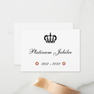 Pequeña Feliz Salto Platinum Jubilee con tarjeta de felici