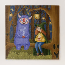 Pequeña Fiesta de té salvaje en rompecabezas fores