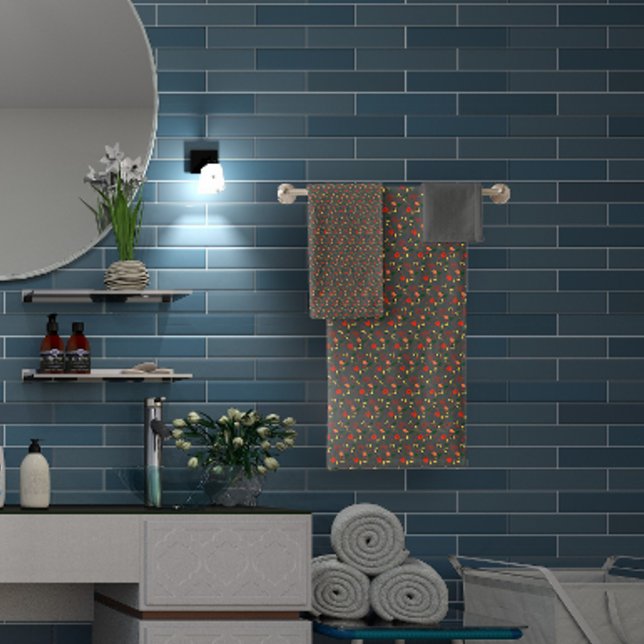 Pequeña flor silvestre de patrón gris (Subido por el creador)