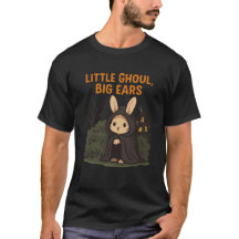 Pequeña Ghoul Grandes Orejas Camisetas de parejas
