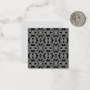 Pequeña GÓTICO Tarjeta plana cuadrada de 2,5"