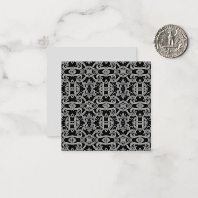 Pequeña GÓTICO Tarjeta plana cuadrada de 2,5" (Anverso/Reverso In Situ)