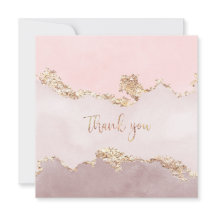 Gracias tarjeta con diseño de Relieve metalizado d