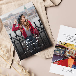 Pequeña Graduación 2025 Fotos de graduados Tarjeta de agra