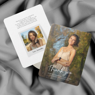 Pequeña Graduación de foto de graduado 2024 Tarjeta de agr