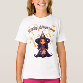 Pequeña Hechicera – Camiseta de Halloween para niñ