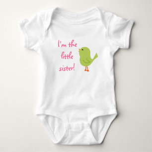 Pequeña Hermana Alegre Camisa De Pájaro