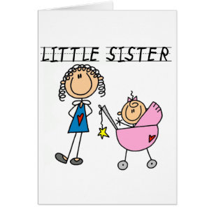 Pequeña hermana con las camisetas grandes del SIS