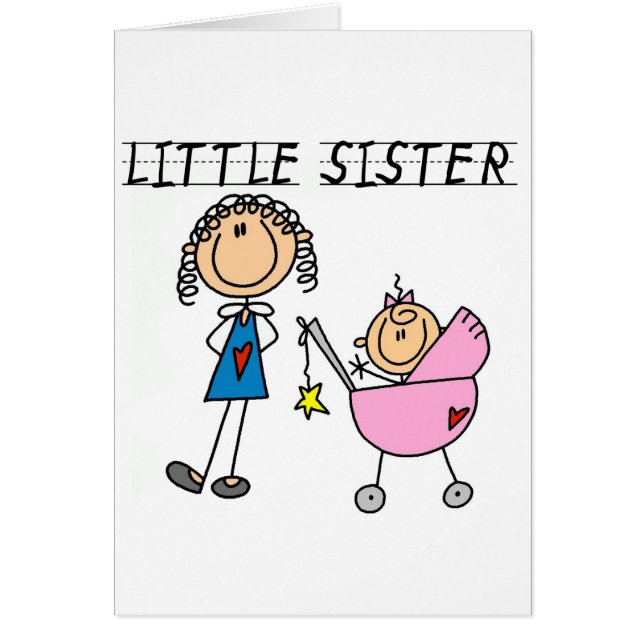 Pequeña hermana con las camisetas grandes del SIS (Frente)