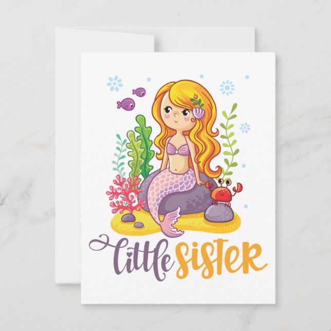 Pequeña Hermana 🧜 ‍ ♀️ Mermaid (Anverso)