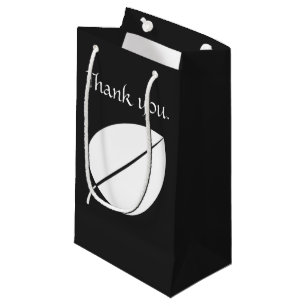 Pequeña Hojas de Otoño en Bolsa de Regalo Negra